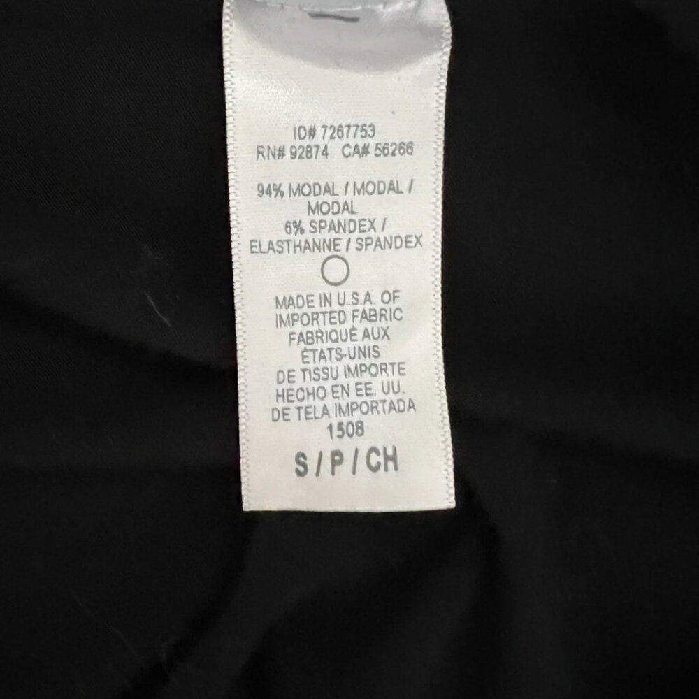 Ella Moss Y2K  Black Cowl Neck Racerback Top Asymmetrical Halter S - Picture 8 of 11